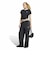 LD8928　W LAYER TEE(JENNIE)　BLACK　716532-0001
