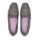 W5091　WOOL KNIT LOAFER　GRAY CHECK　714487-0003