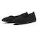 W5090　POINTED WOOL KNIT　BLACK　714507-0001