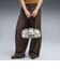 092859　M 1976 SNAKESKN FLUTE GRIP BAG　01WH/BK　719887-0001