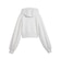 639109　W ESS CROPPED HOODIE TR　05WH GLOW H.　717916-0002