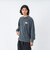 126K1022200　U Punch Hole Full Patch L TEE　BLACK　715655-0002