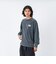 126K1022200　U Punch Hole Full Patch L TEE　BLACK　715655-0002