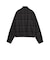 639021　W T7 RELAXED TARTAN WOVEN JKT　01BK　717908-0001