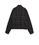 639021　W T7 RELAXED TARTAN WOVEN JKT　01BK　717908-0001