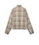 639021　W T7 RELAXED TARTAN WOVEN JKT　81MOUSE GRAY　717908-0002