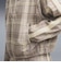 639021　W T7 RELAXED TARTAN WOVEN JKT　81MOUSE GRAY　717908-0002