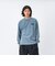126K1022200　U Punch Hole Full Patch L TEE　BLUE　715655-0003