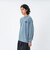 126K1022200　U Punch Hole Full Patch L TEE　BLUE　715655-0003