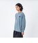 126K1022200　U Punch Hole Full Patch L TEE　BLUE　715655-0003