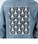 126K1022200　U Punch Hole Full Patch L TEE　BLUE　715655-0003