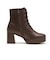 JE-53　LACE UP BOOTS 7.5　DK.BROWN　719998-0002
