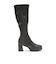 JE-51　STRETCH LONG BOOTS 7.5　BLACK　719997-0001