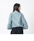 126K3071101　W DRAWSTRING CHECK SHIRT　SAX　717835-0003