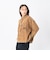 126K3071201　W EMBROIDERY DENIM SHIRT　CAMEL　717836-0003