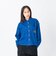 126K3071201　W EMBROIDERY DENIM SHIRT　INDIGO　717836-0001