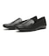 JE-2221　SQUARE FLAT LOAFERS　BLACK　719992-0001