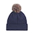 027411　K POM POM MID CROWN BEANIE JR　01NAVY　719885-0001