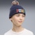 027411　K POM POM MID CROWN BEANIE JR　01NAVY　719885-0001
