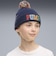 027411　K POM POM MID CROWN BEANIE JR　01NAVY　719885-0001