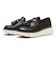 W36400　W ZG REXANNA TASSEL LOAFERS　BLACK LEATHER　720526-0001