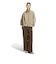 LG8941　W BLOUSY OVERSIZED TT(ARCH2)　KHAKI3　716024-0001
