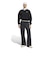 KS6796　W ENGINEER RIB CREW　*BLACK/CWHITE　715695-0001