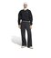 KS6796　W ENGINEER RIB CREW　*BLACK/CWHITE　715695-0001