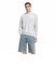 LC5962　U VELOUR LS POLO　*LGH SOLIDGREY　716483-0001