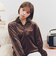 LC5961　U VELOUR LS POLO　*DARKBROWN　716482-0001