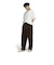 LC5984　U VELOUR PINTUCK PT　*DARKBROWN　716485-0001