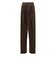 LC5984　U VELOUR PINTUCK PT　*DARKBROWN　716485-0001