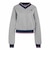 KS7368　W ENGINEER RIB CREW　*MGRY/GRY/NIGHT　715702-0001