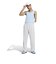 LC5985　U VELOUR PINTUCK PT　*LGH SOLIDGREY　716486-0001