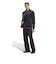 LC5959　U VELOUR LS POLO　*BLACK　716481-0001