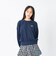 126K3040300　W CHECKER PATCH SWT　NAVY　717830-0002