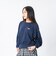 126K3040300　W CHECKER PATCH SWT　NAVY　717830-0002