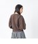 126K3040300　W CHECKER PATCH SWT　BROWN　717830-0003