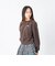 126K3040300　W CHECKER PATCH SWT　BROWN　717830-0003