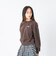 126K3040300　W CHECKER PATCH SWT　BROWN　717830-0003