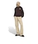 IA4448　W ESS KNIT HOODIE　AURORACOFFEE　716033-0001