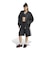 KQ6435　W PLEATHER SST OVERSIZED TT　BLACK/MAROON　716059-0001