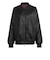 KQ6435　W PLEATHER SST OVERSIZED TT　BLACK/MAROON　716059-0001