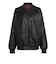 KQ6435　W PLEATHER SST OVERSIZED TT　BLACK/MAROON　716059-0001
