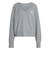 IA4446　W ESS KNIT SWEATSHIRT　MGREYHEATHER　716032-0001