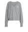 IA4446　W ESS KNIT SWEATSHIRT　MGREYHEATHER　716032-0001