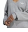 IA4446　W ESS KNIT SWEATSHIRT　MGREYHEATHER　716032-0001