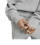IA4450　W ESS KNIT HOODIE　MGREYHEATHER　716034-0001