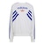 KR7013　W GARMENT WASHED GRAPHIC CREW　WHT/WHT　716411-0001