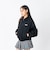 126K3090701　W EMBROIDERY ZIP BLOUSON　BLACK　717834-0001